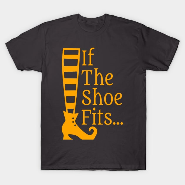 Wizard of Oz If The Shoe Fits T-Shirt by CoolTShirts